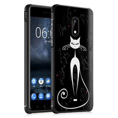 

Goowiiz Fashion Phone Case For Nokia 356 Luxury 3D Cute Cartoon Slim Soft Silicone Prevent falling