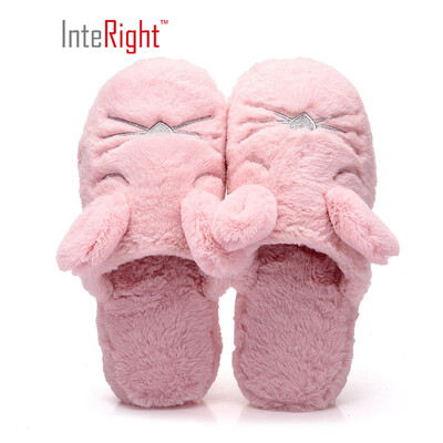 

INTERIGHT Nordic Plush Series Comfortable Warm Cotton Slippers Womens Pink 39-40 IN1831