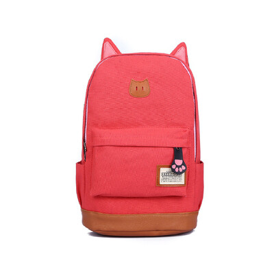 

New 2016 casual canvas backpack women fashion school bags for girls dot printing backpack shoulder bags mochila