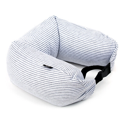 

C & C Particles Comfortable U-pillow Travel Break Driving Cervical Pillow Gray Stripes