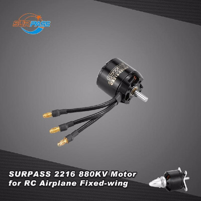 

Original SURPASS High Performance 2216 880KV 14 Poles Brushless Motor for RC Airplane Fixed-wing