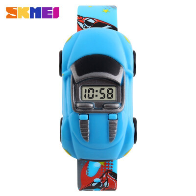 

SKMEI Kids Cartoon Creative Digital Watches Kids Fashion Car Black Outdoor Wrist Watch for Boys&Girls Student Casual Watches