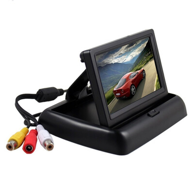 

Foldable 43 Inch Anti-Glare Color LCD TFT Rear View Monitor Display Screen Auto switch system automatically switches