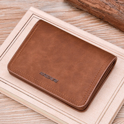 

Personality convenient horizontal money wallet business man bag wallet