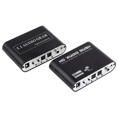 

SPDIF/Coaxial Digital DTS/AC3 5.1/2.1CH to Analog Audio Decoder Converter 51A Black