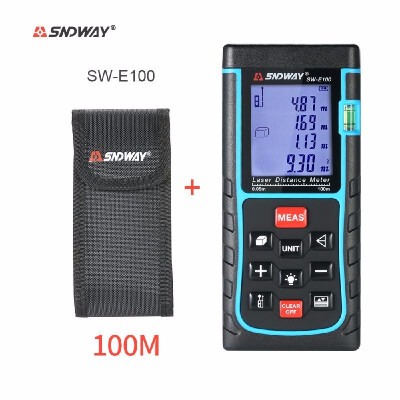 

Romacci 150m Mini Handheld LCD Digital Laser Distance Meter Range Finder Distance Area Volume Measurement 100 Groups Data Storage