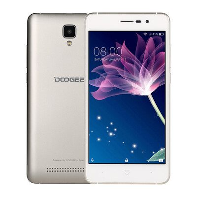 

DOOGEE X10 Dual SIM 3G WCDMA Smartphone 50 inch Android 60 MT6570 Dual Core 8GB ROM 512MB RAM 3360mAh Battery Phone
