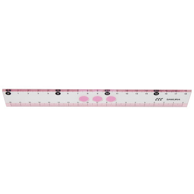 

Cherry Sakura 15CM ruler (blue) student ruler plastic ruler drawing line straight ruler primary school student stationery series [Japanese import