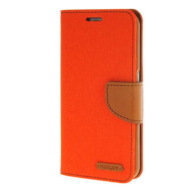 

MOONCASE Galaxy S6 , Leather Flip Wallet Card Holder Pouch Stand Back ЧЕХОЛ ДЛЯ Samsung Galaxy S6 Orange
