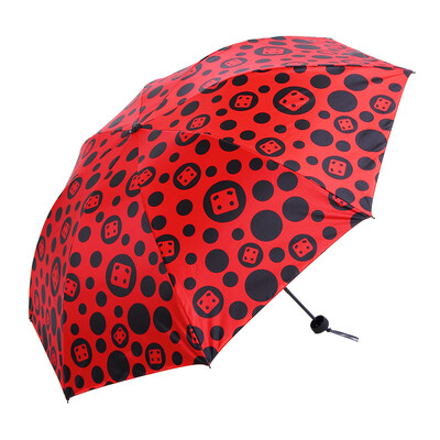 

Heaven umbrella small box sunny umbrella folding tide wave wave Impression 4 wave umbrella double layer black rubber sun umbrella umbrella anti-ultraviolet sun umbrella