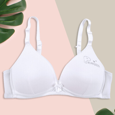 

Alice & Aurora Girl Underwear Student Development High School Student No Steel Ring Bra X6023 White 80B