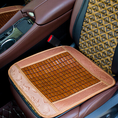 

Huashi car mat seat car summer bamboo bamboo mat cushion slip summer bamboo mat cool pad cool mat car car seat cushion car supplies brown 1 piece