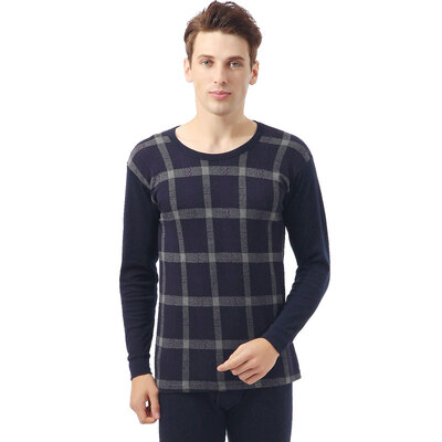

Antarctic people Qiu Qiu Qiu men's underwear fashion Shu skin cotton jacquard youth in the elderly thermal underwear sets N693D10041 possession of green - positive grid-XL
