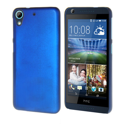 

MOONCASE Matte Hard Rubber Shell Back Protective Rubberized Case Cover for HTC Desire 626 Blue