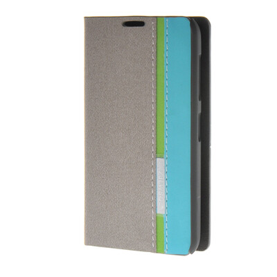 

MOONCASE Premium Synthetic Leather Wallet Flip Card Slot Holster Pouch Stand Shell Back Case Cover for Nokia Lumia 530 Grey