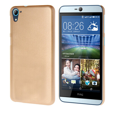 

MOONCASE Matte Hard Rubber Shell Back Protective Rubberized Case Cover for HTC Desire 826 Gold
