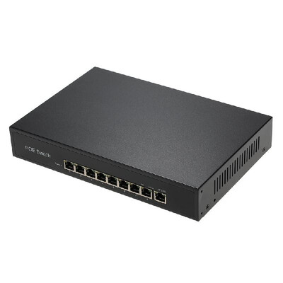 

Network Card 18 Ports 10100Mbps PoE Switch Injector Power Over Ethernet IEEE 8023af for Cameras AP VoIP Built-in Power Supply E