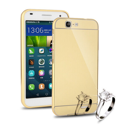 

MOONCASE металлические рамки края зеркало "2 в 1 случае покрывают тонкой Huawei Ascend G7