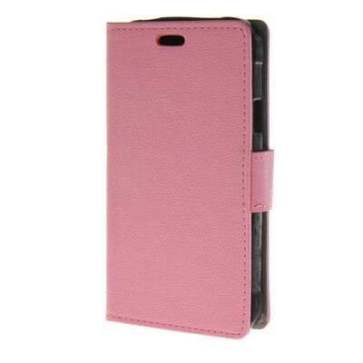 

MOONCASE Synthetic Leather Flip Wallet Card Slot Bracket Back чехол для Samsung Galaxy Xcover 3 SM-G388F Pink