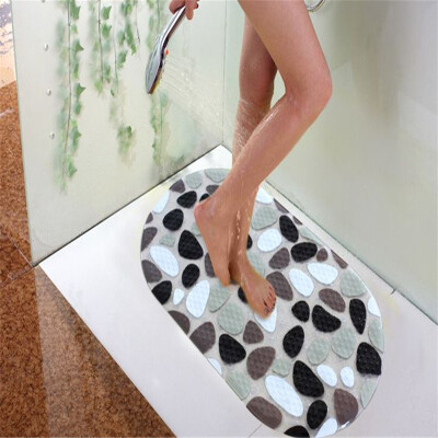 

NicerDicer Anti Slip Shower Mat PVC Massage Pebble Non Slip Safety Tube Home Bathroom 95467