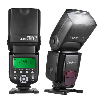 

Andoer AD560 IV 24G Wireless Universal Oncamera Slave Speedlite Flash Light GN50 LCD Display for Olympus Pentax for DSLR Cameras