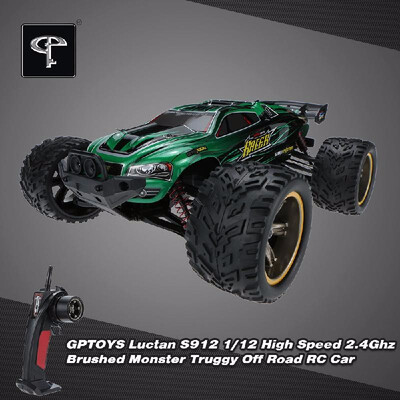

Romacci Original GPTOYS Luctan S912 112 High Speed 24Ghz Brushed Electronic Powered 2WD Monster Truggy Off Road RC Car