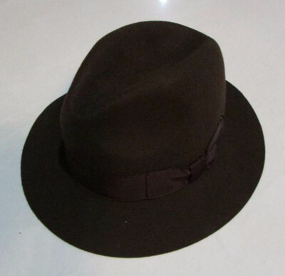 

2018 Crushhat 100 Wool From Australian Fedora Fashion Unisex Black Homburg Panama Jazz Hat Men Panama Fedora Black Hats B-1540