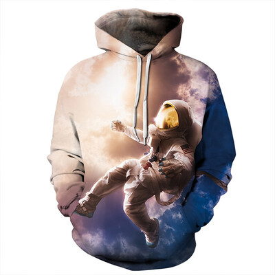 

QYDM0196Mens Hoodie 3D Printed Women Pullover Sweater