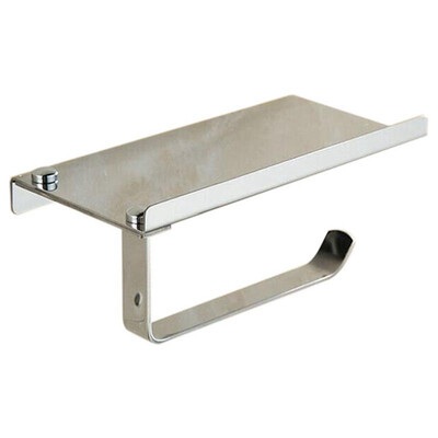

UpperX Toilet Paper Holder Telephone Holder In Stainless Steel Wall Mount