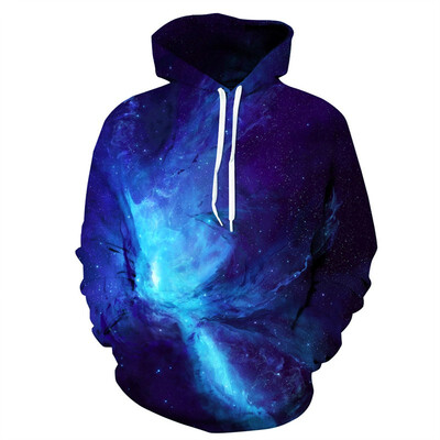 

QYDM0205Mens Hoodie 3D Printed Women Pullover Sweater