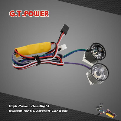 

GTPOWER High Power Headlight System for RC Aircraft Car Boat
