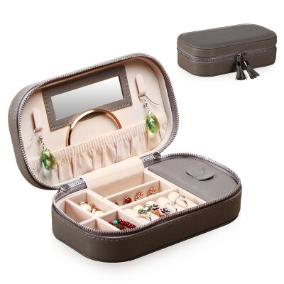 

leather jewelry box jewelry box European small jewelry box storage box large portable small object storage box creative birthd