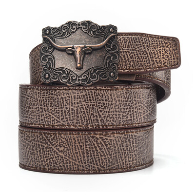 

XHtang Mens Belt Genuine Leather Automatic Buckle belt For Waistband Ratchet Strap Black Leather Belt Designer Belt For Jeans Gift