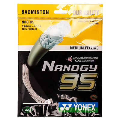 

Younikes YONEX BG95 yy badminton racket line resistance to playing silver gray single tie