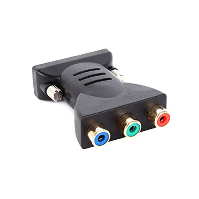 

Huayuan DVI-I Male To 3 RCA Female Component AV Connector Converter Adapter