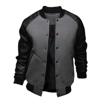 

Zogaa New Fashion Mens Jacket Slim Baseball Jacket Big Pocket