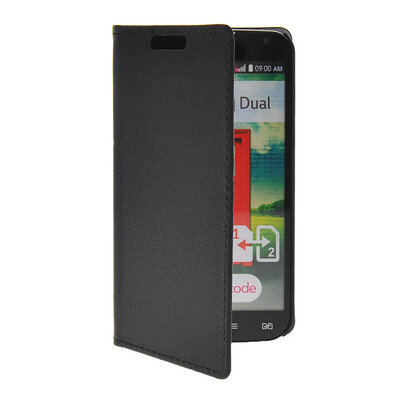 

MOONCASE тонкий кожаный бумажник флип сторона держателя карты Чехол с Kickstand чехол для LG L90 Черный