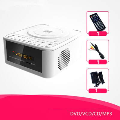 

Portable CD DVD VCD player TF card U disk MP3 repeater disc repeat learn machine bluetooth audio FM radio AUX input LED display