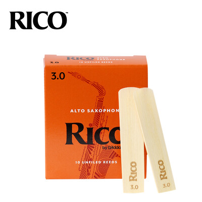 

RICO Daddario DAddario RJA1030 Alto Saxophone Reeds Ruikou 30 E-Alto 10 Pieces