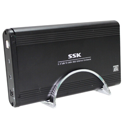 

Biao Wang (SSK) SHE053 Star Granville 3.5-inch USB2.0 mobile hard disk box sata / IDE dual interface support desktop hard drive (black)