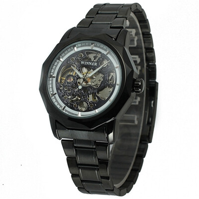 

Winner skeleton mechanical watch w217