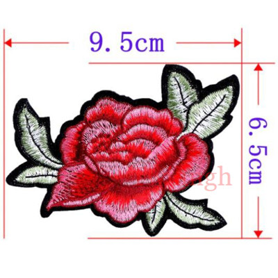 

1 Pcs Flower Patches Sequined Sticker Sew Iron On Patch Pink Flowers Applique Garment DIY Sew Clothes Repair Badges For Wedding