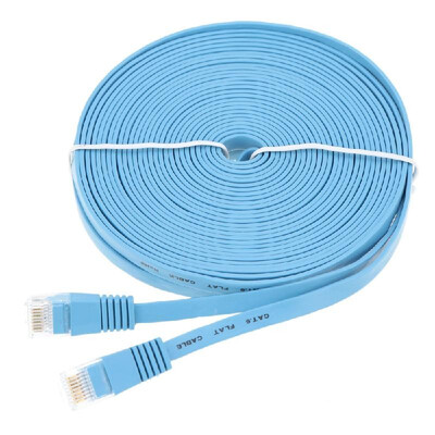

Durable 05m 30m Cat6 Ethernet Flat Cable RJ45 Computer LAN Internet Network Cord NF12