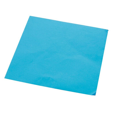 

UpperX 200pcs Square Sweets Candy Chocolate Lolly Paper Aluminum Foil Wrappers blue