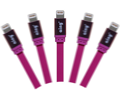 

Кабель Ainy FA-052J для Apple iPad/iPhone/iPod розовый