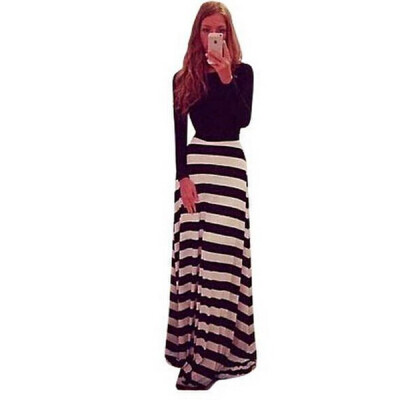 

Lovaru ™ 2015 summer style women fashion maxi dress long sleeves o-neck empire high quality Soft and comfortable dress hot sale