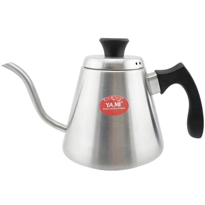

Yami (Yami) stainless steel long mouth hand red coffee pot thermometer thin mouth pot YM8051 500cc