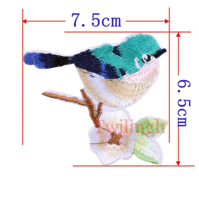 

1Pcs New Cartoon Patches Iron On Embroidered Sequined Patch Flower Applique DIY Sewing Fabric Repair Clothes Patches Stickers