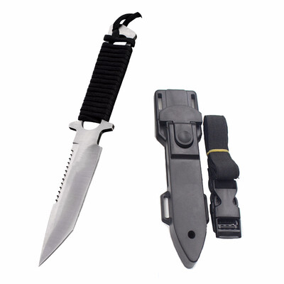 

CHACHEKA Professional Leggings Diving Knife with ABS Sheath Outdoor Survival Knives Hunting Camping Saber Kitchen Supplies