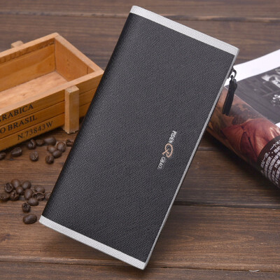 

Fashion men wallet long wallet multi card wallet handbag male business zipper multi-function mobile phone pack tide